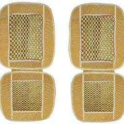 Velvet, Wooden Bead Seating Pad For Universal For Car Universal For Car-44