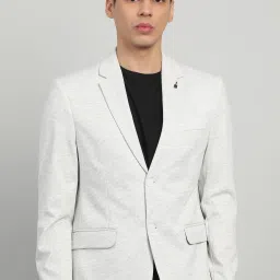 Men Striped Single Breasted Casual Blazer-image-74