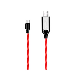 Macmerise Illume Type A to Micro USB 3.3 Feet (1M) Cable (LED Light Flow, Red)-11