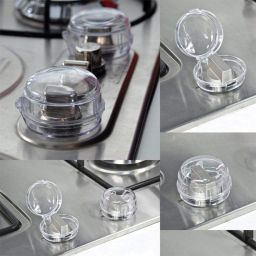 Gas Stove Knob Cover Locks Gas Cooker Switch Protector for Baby Kids 2 Pcs-22