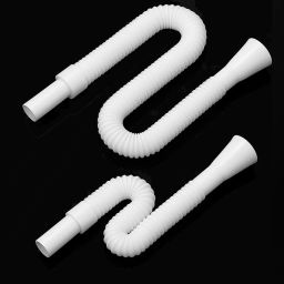 (P OF 2) PVC HOSE PIPE FOR WASH BASIN/ SINK 1.120 PVC Kitchen Pipe for Sink/ Waste/ Wash Basin Expandable & Flexible Drain Pipe Hose Pipe-image-84