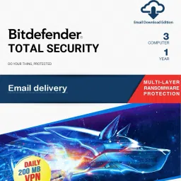bitdefender 3 PC PC 1 Year Total Security (Email Delivery - No CD)-10