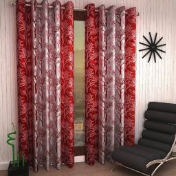 182 cm (6 ft) Polyester Semi Transparent Shower Curtain (Pack Of 2)-image-65