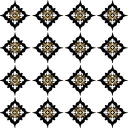 8 cm Decorative waterproof Floor sticker (16 pcs)_DKFS22 Size :- (8cm x 8cm) Self Adhesive Sticker-image-75