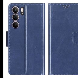 Flip Cover for Realme C75 5G / Realme C73 5G Back Cover Case with Magnatic Closure-image-24