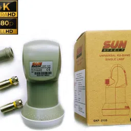 Sun Direct Original Universal Single LNB For Videocon, Airtel, Dish TV, Tata Sky, SunDirect, DD Free Dish KU-BAND Antenna Rotator-2