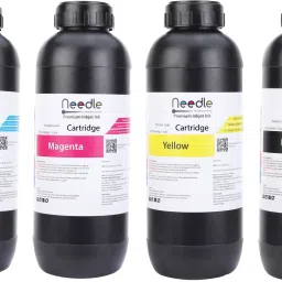 Needle 4x1kg Ink Refill for Cartridge Printers Black + Tri Color Combo Pack Ink Bottle-image-65