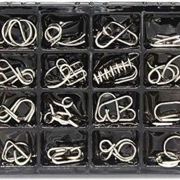 Brain Teasers Metal Wire Puzzle Toys - Metal Puzzle Toys for Gifts, Party Favors, Prizes, Disentanglement Puzzle Unlock Interlock Toys-23