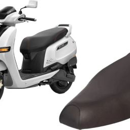 TVS IQUBE Scooter/Scooty Removable & Washable PU Leather Waterproof Seat Cover Single Bike Seat Cover For TVS NA-picture-11