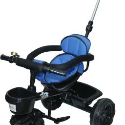 Tricycle for Kids,Smart Plug n Play Kids Ride on with Storage Space Parent Push Handle Cushion seat and Sipper for 12 Months to 60 Months Boys/Girls/Children Cycle TRICYCLE 531 BLUE Tricycle-image-70