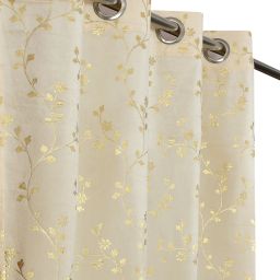 152.4 cm (5 ft) Velvet Room Darkening Window Curtain (Pack Of 2)-picture-11