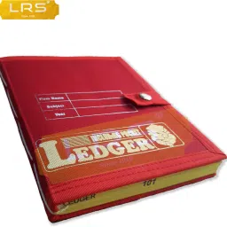 Ledger Modern Bahee Style - Small Copy Size - 21*17 cm - 100 GSM Thick Paper -200 Pages with Tich Button 1-Part Record Keeping Books-14