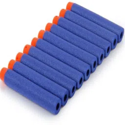 (Pack of 10) Blue Bullet Foam Dart Bullets for Nerf N-Strike Elite Guns, Darts & Plastic Bullets-image-89