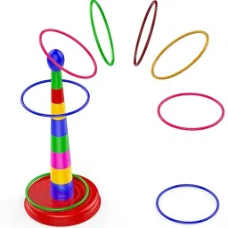 3 jokers 2 in 1 Ring Toss Game | Color Recognition Aim and Strike Game for Boys and Girls image 3