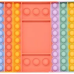 Jumbo Dice Pop It Board for Kids – Rainbow Color Fidget Toy-24