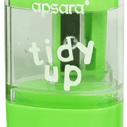 sannu Apsara Tidy-Up Sharpener with Eraser for Kids (Set of 5, Multicolor) Singal pencil Sharpener image 3