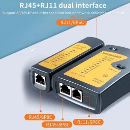 amiciTools Wire Tester RJ45 RJ11 LAN Network Cable Tester Network Interface Card image 2