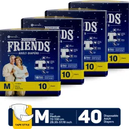 Overnight Adult Diaper Tape with odourlock and Anti-Bacterial Absorbent Core Adult Diapers - M-picture-22