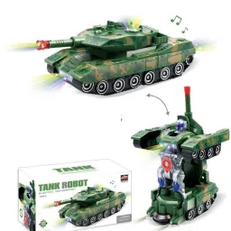 mykuriosity My Kuriosity Army Combat Tank Transforming Robot Toy for Kids image 4