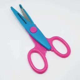 Good Quality Zig Zag Scissors (only Zig zag Type for Kids) Pack of 1 Scissors-11