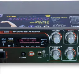 Bluetooth High Voltage Amplifier | USB, SD Card, AUX Input / Remote Control. 20 W AV Power Amplifier-22