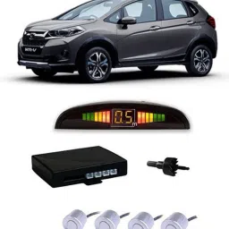JB169 Silver Car Reverse Parking Sensor with LED Display 4 Sensor J169 Parking Sensor-image-46