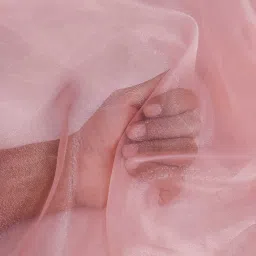 Unstitched Organza Multipurpose Running Fabric Solid-image-98