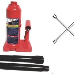 5 ton hydraulic bottle jack, 4 way spanner Combo-25
