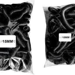 DUPLEX TONER CARTRIDGE Spiral Binding (15MM + 18MM) Black Heavy Quality Plastic Spiral Ring/Coil/Loop Manual Ring Binder-38