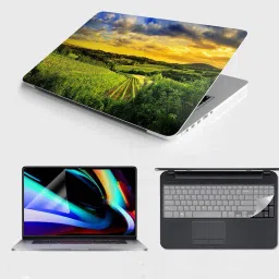 SDM 3in1 Combo 14 Inch 3m Laptop Skin, Screen Guard, Key Protector Combo388 Combo Set-image-6
