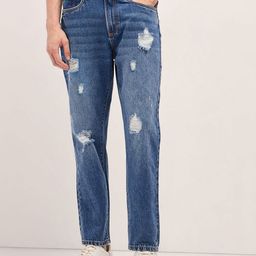 the bear house Men Relaxed Fit Mid Rise Blue Jeans-picture-29