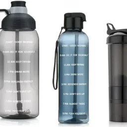 AMAZING BOTTLE COMBO WITH 3 DIFFERENT SIZE AND STYLE USE AT HOME OFFICE GYM 2000 ml Bottle-20