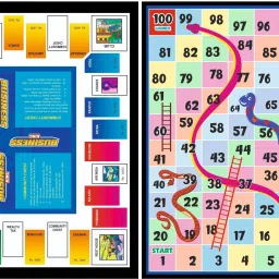 2 in 1 Wooden 12*12" Business Snake | Token Player Currency | 32 cm Chess Board-74