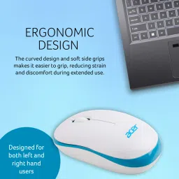 Acer Wireless Mouse Wireless Optical Mouse 1600 DPI,with Soft side grip,Plug-and-Play,Compatible with Windows & Mac,Slientwith Bluetooth image 2