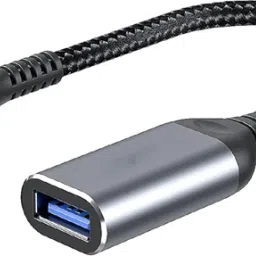 Orionis Type C 0.1 m Nylon Braided USB Type C to USB 3.0 OTG Cable, Adapter, Connector, Fast Charging-picture-11