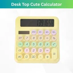 Desktop Calculator, 12-Digit Large LCD and Large Buttons for Office, Homes Y399 Basic Calculator-12