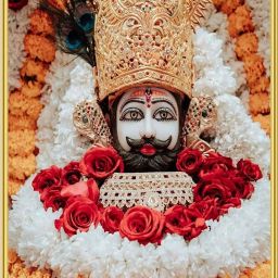 Khatu Shyam God poster for worship room living room size 12x18 inch 3D Poster-28