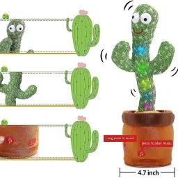 Dancing Cactus Musical Toy Can Sing, Wriggle & Repeat The Recording-120-image-42