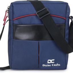Blue Men Sling Bag - Extra Large Stylish Shoulder-image-27