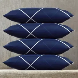 LUXURY Polyester Fibre Solid Sleeping Pillow Pack of 4-image-34