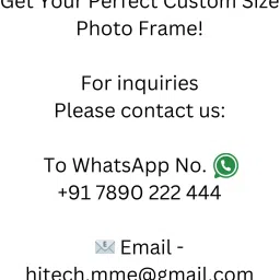 hitech sales Polystyrene Personalized Photo Frame 7 inch Digital image 5