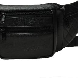 F Gear Czar Art Leather Black Adjustable Strap Waist Bag-image-45