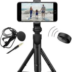 HIFY Extendable Selfie Stick with Wireless Remote with mic 3 Axis Gimbal for Camera, Mobile-17