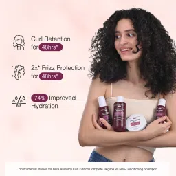 bare anatomy Curl Defining Shampoo | Curl Retention & 2X Frizz Protection For 48 Hours image 2