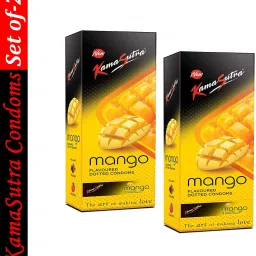 Mango Flavoured Dotted Condom-picture-8
