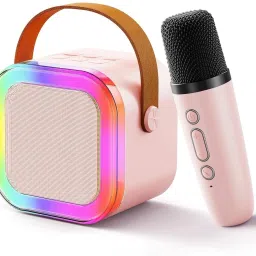 Machine for Kids Adults with Wireless Mics Portable Bluetooth Speaker Microphone-72
