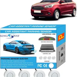White Reverse Parking Sensors for Figo Aspire 2014 to 2021 White Reverse Parking Sensors for Figo Aspire 2014 to 2021 Parking Sensor-14