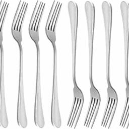8pc Stainless Steel Fork best Quality Table Ware Set ( Pack of 8 ) Steel Dessert Spoon Set-image-28