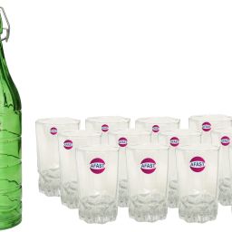 Serving Lemon Set Of Bottle And 12 Glass, 1 Ltr-X98 Jug Bottle Glass Set-image-34