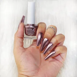 Proud Dusky Metallic Nail Polish Lacquer Quick Dry Long Lasting Toxic Free A Proud Dusky-image-13